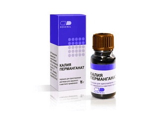 Kálium-permanganát növények (kálium-permanganát) Kálium-permanganát növények