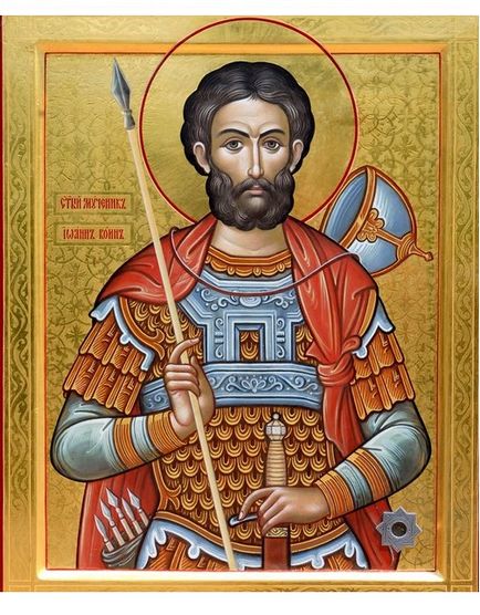 Ima Szent János Warrior az elkövetők, az elveszett dolgokat, az ellopott és ellenségek - ortodox ikonok