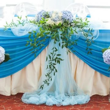 Így kék esküvő - ötletek képekkel