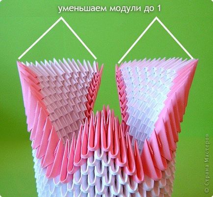 Origami hattyú modul mester osztályt kezdők és videó