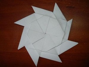 Origami Shuriken 4. és 8. végleges - áramkört és egy mesterkurzus videóval