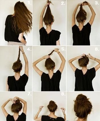 Frizura puchok- lépésről lépésre módszerrel lehet végrehajtani a különböző hosszúságú haj