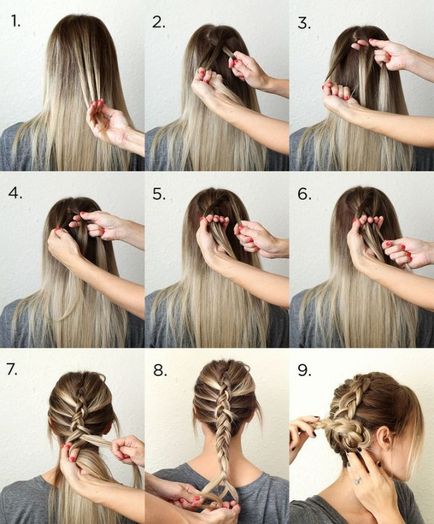 Frizurák a kezüket, tudjuk, hogyan kell csinálni (lépésről lépésre, fotó), a női frizurák és frizurával,