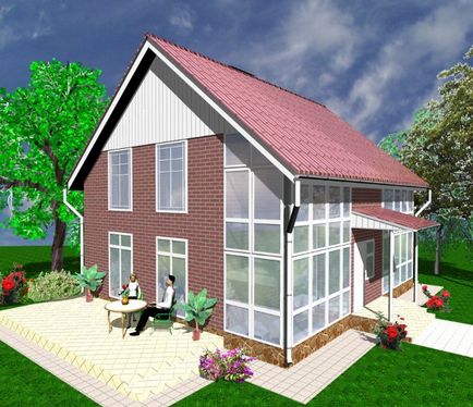 A projekt egy olcsó otthoni - elrendezés, homlokzatok, transzformációs eljárások