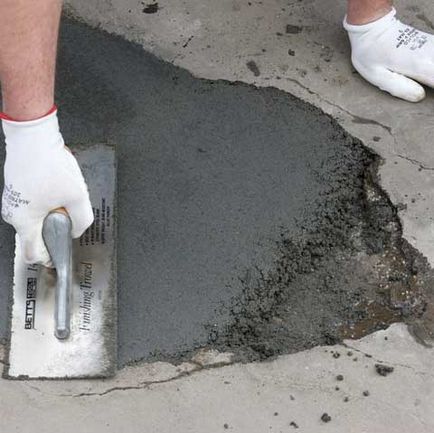 Javítása betonpadlók megszüntetése repedések, kátyúk, egyenetlen