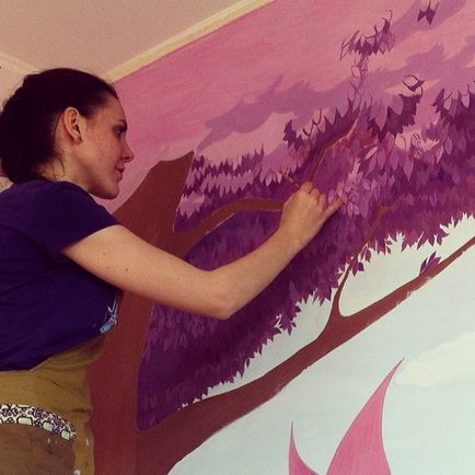 Festés a falak saját kezűleg egy fotó, videó