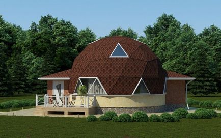 Gömb alakú ház - építési technológia területén a fa ház