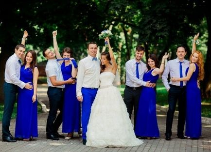 Esküvő kék 1