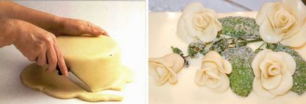 Esküvői torta a kezüket - egy recept, hogyan kell díszíteni, fotó és videó