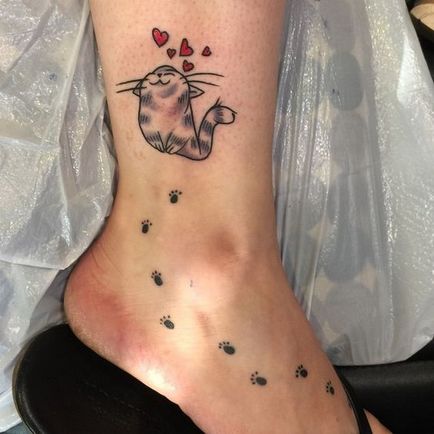 Cat tetoválás Női 100 legszebb lehetőségek fotó