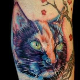 cat értéke tetoválás - jelképe értelmében a lányok és a fiúk