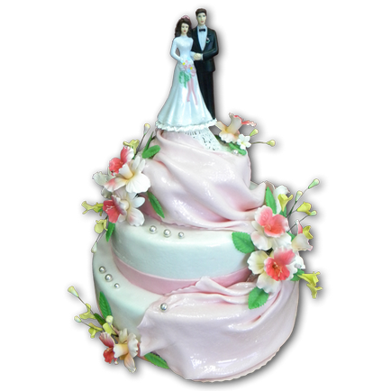 Díszíteni a tortát az esküvőre népszerű és egyedi típusú ékszerek