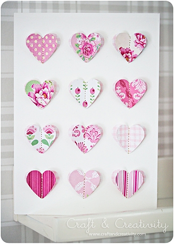 Valentine papírból saját kezűleg a legegyszerűbb módja, hogy egy szívből jövő ajándékot szeretteiknek!