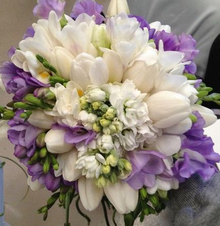 Esküvői csokor tulipán Esküvői csokor tulipán