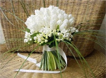 Esküvői csokor tulipán Esküvői csokor tulipán