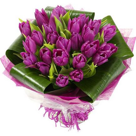 Esküvői csokor tulipán Esküvői csokor tulipán