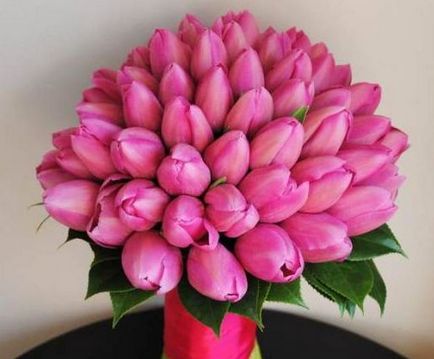 Esküvői csokor tulipán Esküvői csokor tulipán