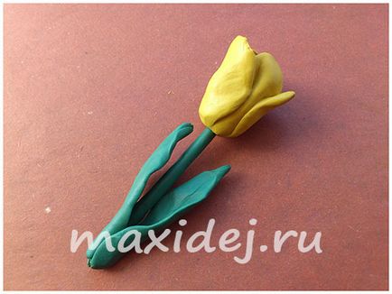 Hogyan készítsünk egy virágot ki gyurmából Hogyan készítsünk egy virágot ki gyurmából