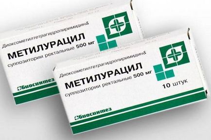 Methyluracyl gyertyák Nőgyógyászati