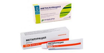 Methyluracyl gyertyák Nőgyógyászati