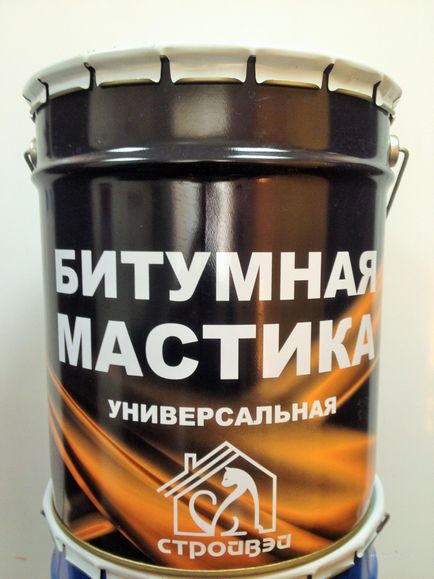 Az alkalmazott bitumen masztix