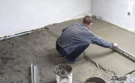 Keverékek betonaljzat fogyasztás