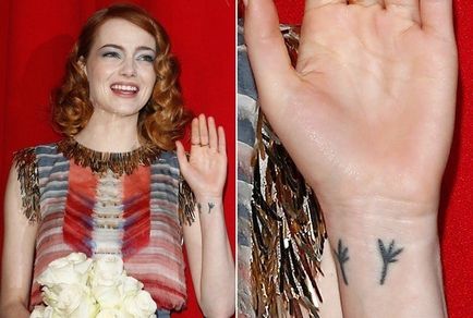 Tetoválás, mint Viktorii Bekhem