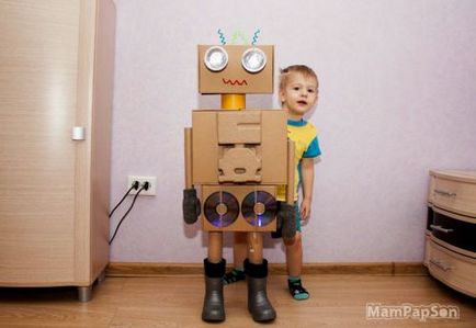 Készíts egy robot a kezüket otthon