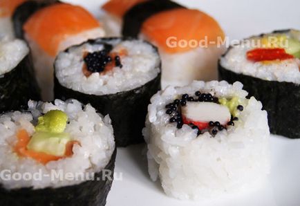 Főzni otthon sushi feltételek