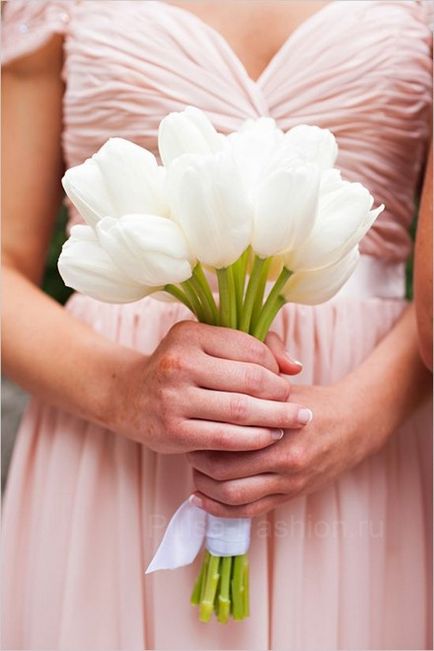 Esküvői csokor tulipán