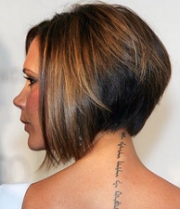 Tetoválás, mint Viktorii Bekhem