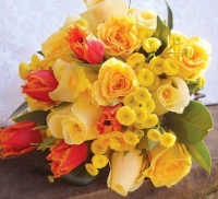 Esküvői csokor tulipán Esküvői csokor tulipán