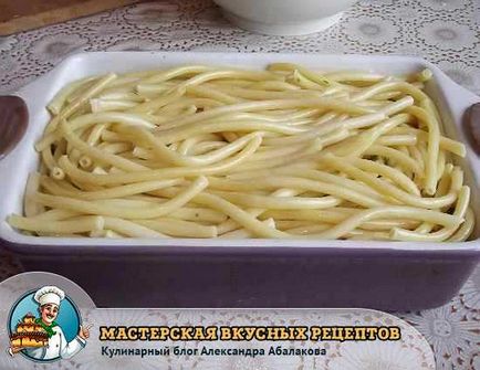 Tészta csirkét a sütőbe Tészta csirkét a sütőbe