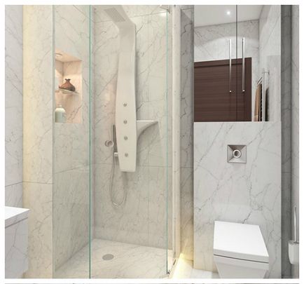 60 Ötletek belső fürdőszoba WC-vel (belső) 60 Ötletek belső fürdőszoba WC-vel
