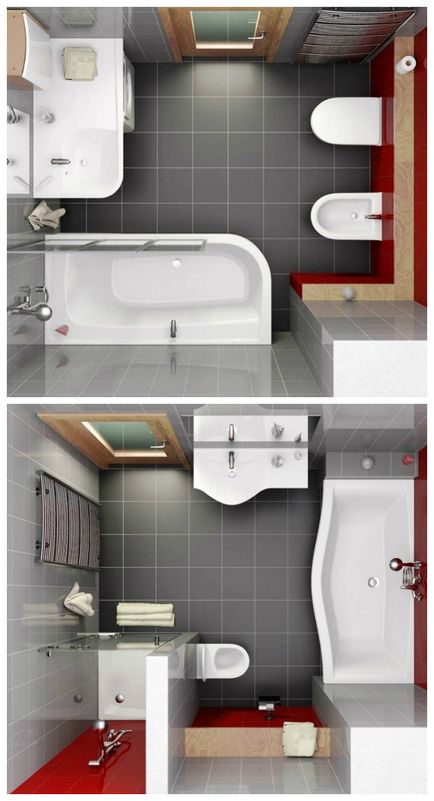 60 Ötletek belső fürdőszoba WC-vel (szoba) 60 Ötletek belső fürdőszoba WC-vel