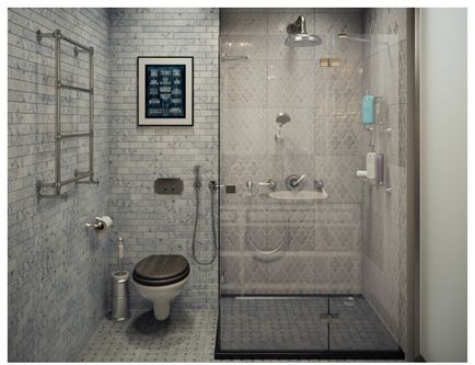 60 Ötletek belső fürdőszoba WC-vel (szoba) 60 Ötletek belső fürdőszoba WC-vel