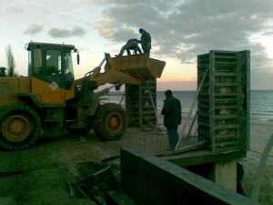 Betonozás függőleges szerkezetek