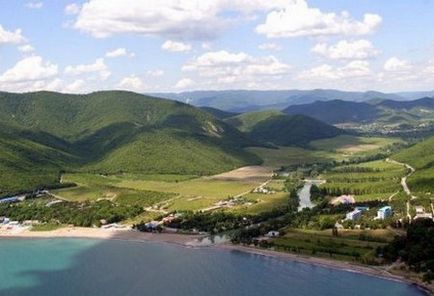 Bette, Krynitsa, parton, mint egy meghajtót, Gelenjik származó Kabardinka a Teshebs (meghajtó) Betta, Krynica, hogyan érjük el parton, Gelendzhik Kabardinka hogy Teshebs