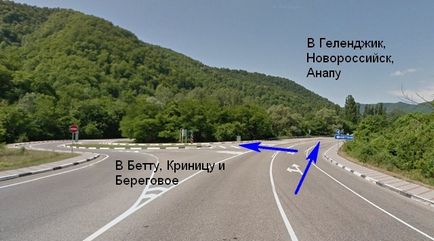 Bette, Krynitsa, parton, mint egy meghajtót, Gelenjik származó Kabardinka a Teshebs (Betta Krinitsy Beregovoye) Betta, Krynica, hogyan érjük el parton, Gelendzhik Kabardinka hogy Teshebs