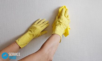 Hogyan tisztítsa meg a fogantyút tapéta, serviceyard-kényelmes otthon kéznél