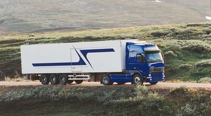 Truckers Skandináviában, mint a gépkocsivezető északi élő