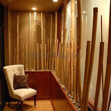 dekoráció ötletek - 7 variánsok bambusz felhasználása a belső
