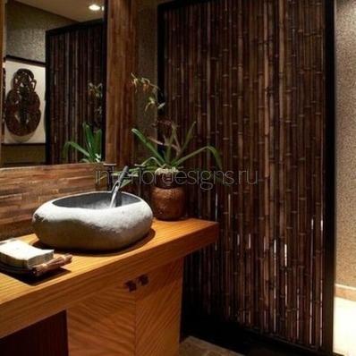 dekoráció ötletek - 7 variánsok bambusz felhasználása a belső