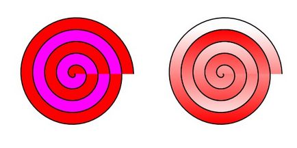 Inkscape - a spirál eszköz (további részleteket lásd útmutató) Inkscape - spirál eszköz