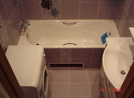 Belső kis fürdőszoba (26 fotó) - Design a kis fürdőszoba, video, WC nélkül,