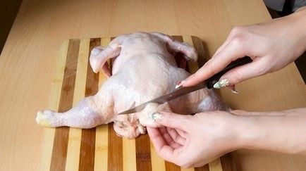 Hogyan lehet gyorsan eltávolítani a bőrt a csirke