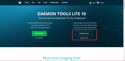 Hogyan kell használni a Daemon Tools (démon) Hogyan kell használni a Daemon Tools