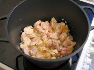 Főzni rizottó csirke recept lépésről lépésre fotók