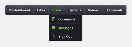 Hogyan készítsünk egy vízszintes legördülő menüből a site CSS (menü) Hogyan készítsünk egy vízszintes legördülő menü egy oldal css