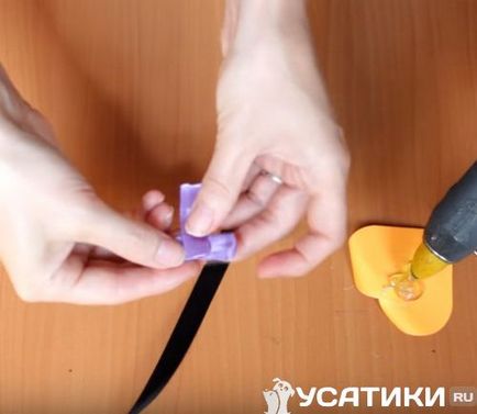 Hogyan készítsünk egy nyakörv macskáknak saját kezét, a master class